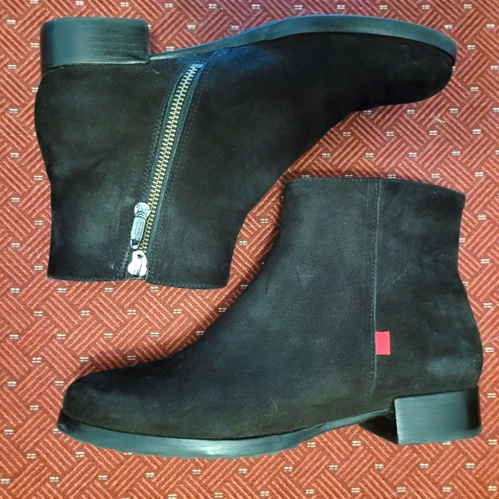 Marc Joseph Prince Street Bootie in Black Suede